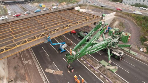 M6 J10 bridge lift